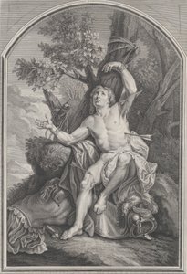 St. Sebastian,.n.d. alkotó: Edme Jeaurat