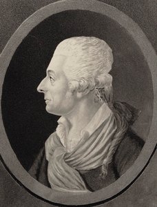 Antonio Sacchini 1730-1786, 1810 zeneszerző portréja.