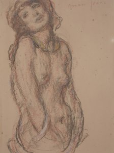 Akt (kréta papíron)