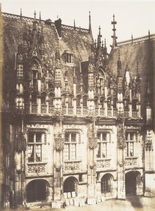 A Palais de Justice töredéke, Rouen, 1852-54. alkotó: Edmond Bacot