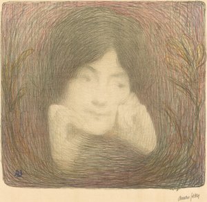 Miss Moréno a Comédie-Française-ból, 1897. alkotó: Edmond-François Aman-Jean