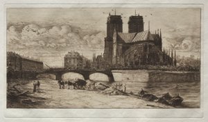A Notre Dame de Paris apszisa