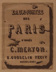 A Párizsi rézkarcok címe: Borító, 1871.