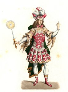 XIV. Lajos francia, a napkirály (1638-1715), táncjelmezben