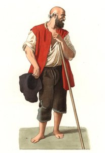 Lombardia parasztja (Olaszország) alkotó: Edmond Lechevallier Chevignard