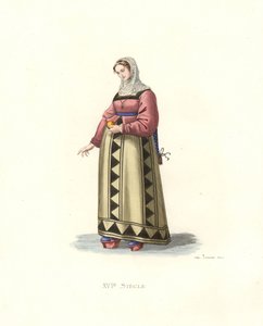 Nő, Burgos, Spanyolország alkotó: Edmond Lechevallier Chevignard
