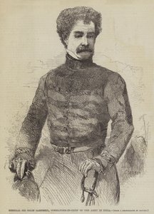 Sir Colin Campbell tábornok, az indiai hadsereg főparancsnoka alkotó: Edmond Morin