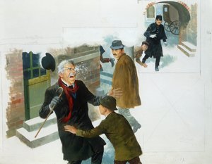 Egy hógolyó, Szívből, Edmondo De Amicis, rajz