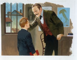 Hála, szívből, Edmondo De Amicis, rajz