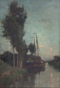 Este Hollandiában (olaj, vászon) alkotó: Edmund Aubrey Hunt
