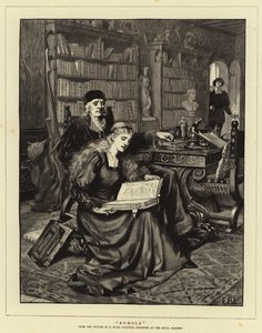 Romola (metszet) alkotó: Edmund Blair (after) Leighton