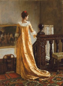 Az aranyvonat, 1891 alkotó: Edmund Blair Leighton