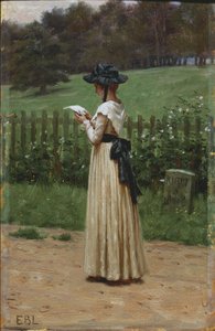 A szerelmes levél alkotó: Edmund Blair Leighton
