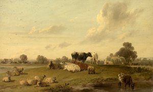 Táj szarvasmarha és juh alkotó: Edmund Bristow
