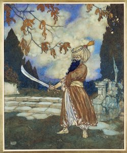 Kékszakállú,1910 (akvarell, gouache, toll és fekete tinta, papír)