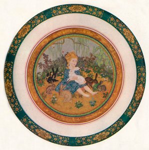 Miss Vivian St. George portréja, 1917, 1919 alkotó: Edmund Dulac