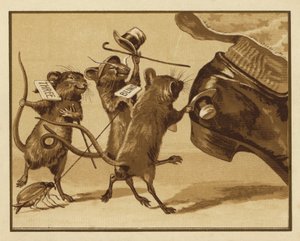 Illusztráció három vak egérhez (színes litó) alkotó: Edmund G. Caldwell