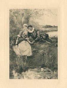 Erzsébet korabeli dalok a szerelem és a szépség tiszteletére (litográfia) alkotó: Edmund Henry Garrett