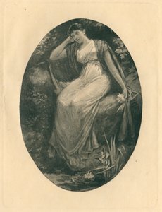 Erzsébet korabeli dalok a szerelem és a szépség tiszteletére (litográfia) alkotó: Edmund Henry Garrett