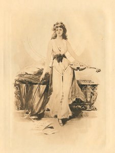 Erzsébet korabeli dalok a szerelem és a szépség tiszteletére (litográfia) alkotó: Edmund Henry Garrett