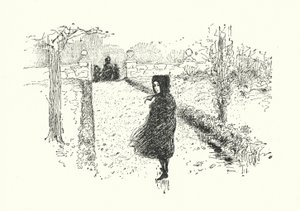 Illusztráció Jane Eyre-hez, Charlotte Bronte (litho)