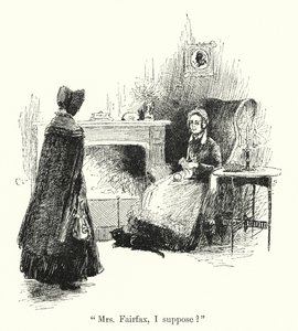 Illusztráció Jane Eyre számára, Charlotte Bronte (litho) alkotó: Edmund Henry Garrett