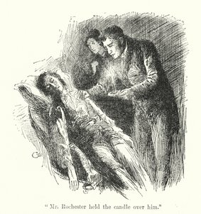 Illusztráció Jane Eyre számára, Charlotte Bronte (litho) alkotó: Edmund Henry Garrett
