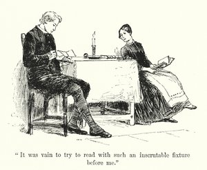 Illusztráció Jane Eyre számára, Charlotte Bronte (litho) alkotó: Edmund Henry Garrett