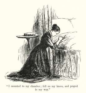 Illusztráció Jane Eyre-hez, Charlotte Bronte (litho)