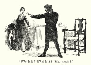 Illusztráció Jane Eyre-hez, Charlotte Bronte (litho) alkotó: Edmund Henry Garrett