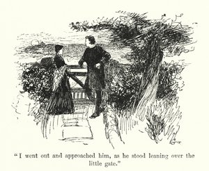Illusztráció Jane Eyre számára, Charlotte Bronte (litho)