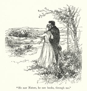 Illusztráció Jane Eyre számára, Charlotte Bronte (litho)