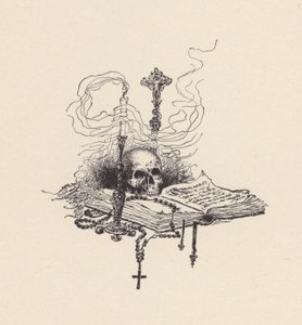 Illusztráció John Keats Szent Ágnes estéjéhez (litográfia) alkotó: Edmund Henry Garrett