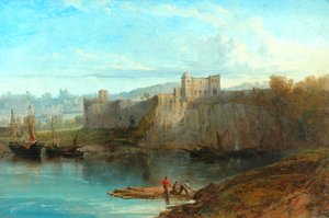 Chepstow Castle On The Wye, 1872 alkotó: Edmund John Niemann