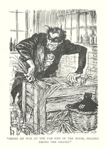 Illusztráció R. L. Stevenson The Strange Case of Dr. Jekyll  Mr. Hyde című könyvéhez (litográfia) alkotó: Edmund Joseph (after) Sullivan