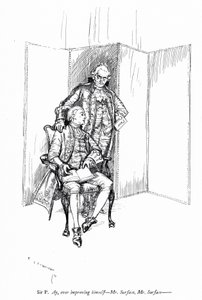 Illusztráció Sheridan A botrány iskolájához (metszet) alkotó: Edmund Joseph (after) Sullivan
