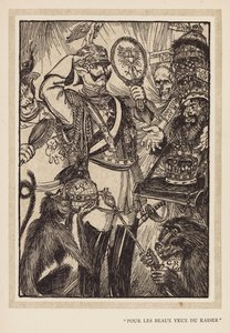 A császár füzére: "Pour Les Beaux Yeux Du Kaiser" (litográfia) alkotó: Edmund Joseph (after) Sullivan