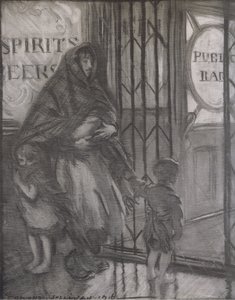 A kocsmaajtó, Bibbys Annual alkotó: Edmund Joseph (after) Sullivan