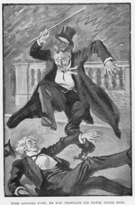 Illusztráció Dr. Jekyll és Mr Hyde számára, RL Stevenson