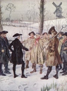 Illusztráció: Oliver Goldsmith Wakefield helytartójához (színes litó) alkotó: Edmund Joseph Sullivan