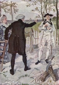 Illusztráció: Oliver Goldsmith Wakefield helytartójához (színes litó) alkotó: Edmund Joseph Sullivan