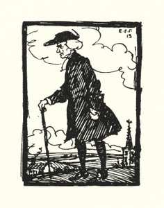 Illusztráció: Oliver Goldsmith Wakefield helytartójához (színes litó) alkotó: Edmund Joseph Sullivan