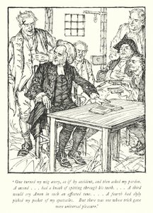 Illusztráció: Oliver Goldsmith, The Vicar of Wakefield (lithó) alkotó: Edmund Joseph Sullivan
