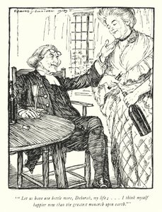 Illusztráció: Oliver Goldsmith, The Vicar of Wakefield (lithó) alkotó: Edmund Joseph Sullivan