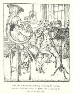 Illusztráció: Oliver Goldsmith, The Vicar of Wakefield (litho) alkotó: Edmund Joseph Sullivan