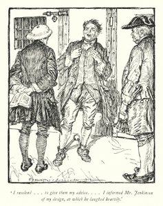 Illusztráció: Oliver Goldsmith, The Vicar of Wakefield (litho) alkotó: Edmund Joseph Sullivan