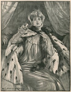 Sarah Bernhardt alkotó: Edmund Joseph Sullivan