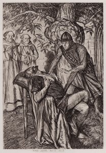 János király élete és halála, V. felvonás, Sc 7 (litho) alkotó: Edmund Joseph Sullivan