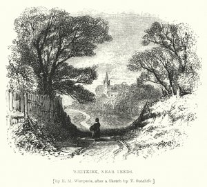 Whitkirk, Leeds közelében (metszet)