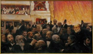 Első éjszaka a Comedie Francaise-ben, Párizsban